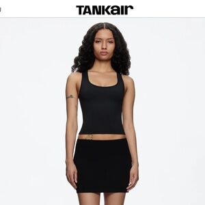 Tank Air Collect $$ “Not So” Mini Skirt - black XS